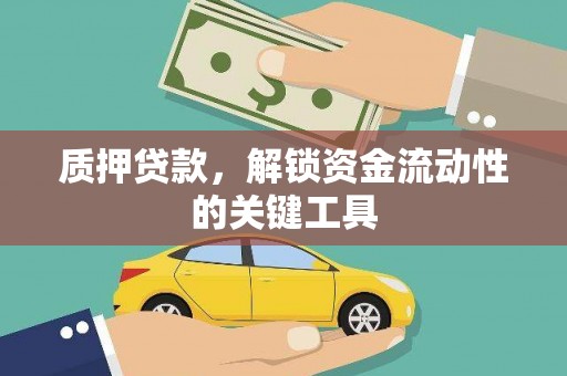 罗湖质押贷款，解锁资金流动性的关键工具