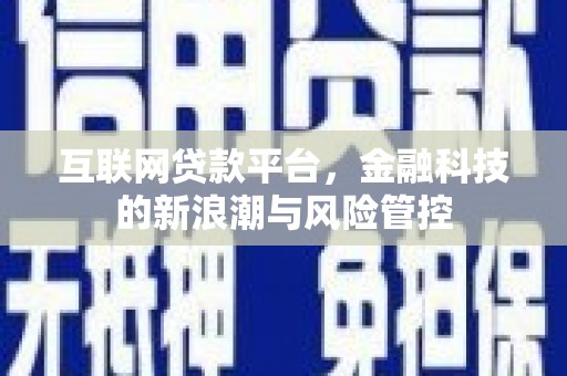 罗湖互联网贷款平台，金融科技的新浪潮与风险管控